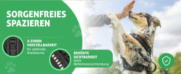 Fellbengel Hundegeschirr mit Griff