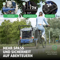 Fellbengel Fahrradanhänger Hund - 2 in 1 Hundefahrradanhänger Hundebuggy