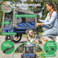 Fellbengel Fahrradanhänger Hund - 2 in 1 Hundefahrradanhänger Hundebuggy