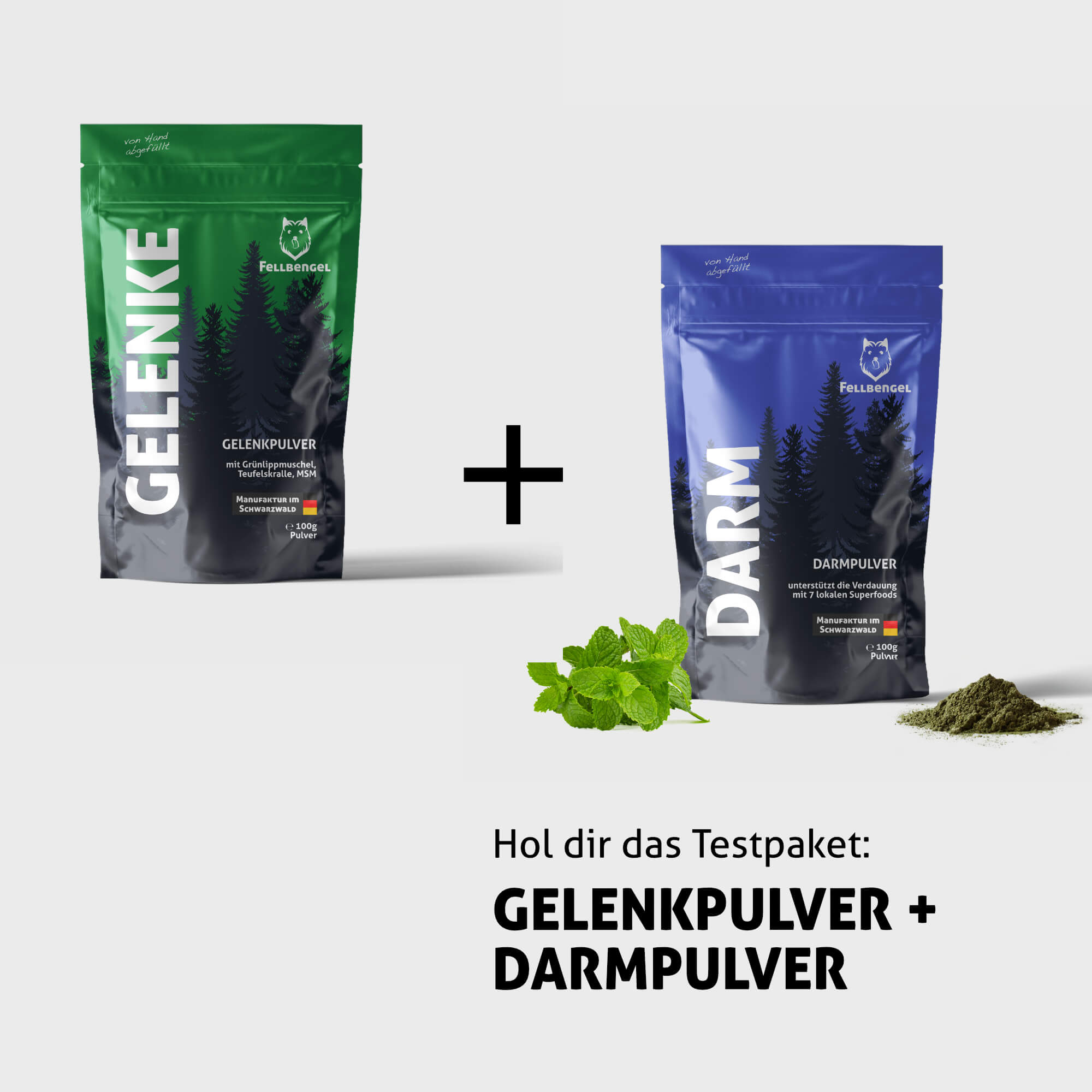 Fellbengel Gelenkpulver Darmpulver Testpaket