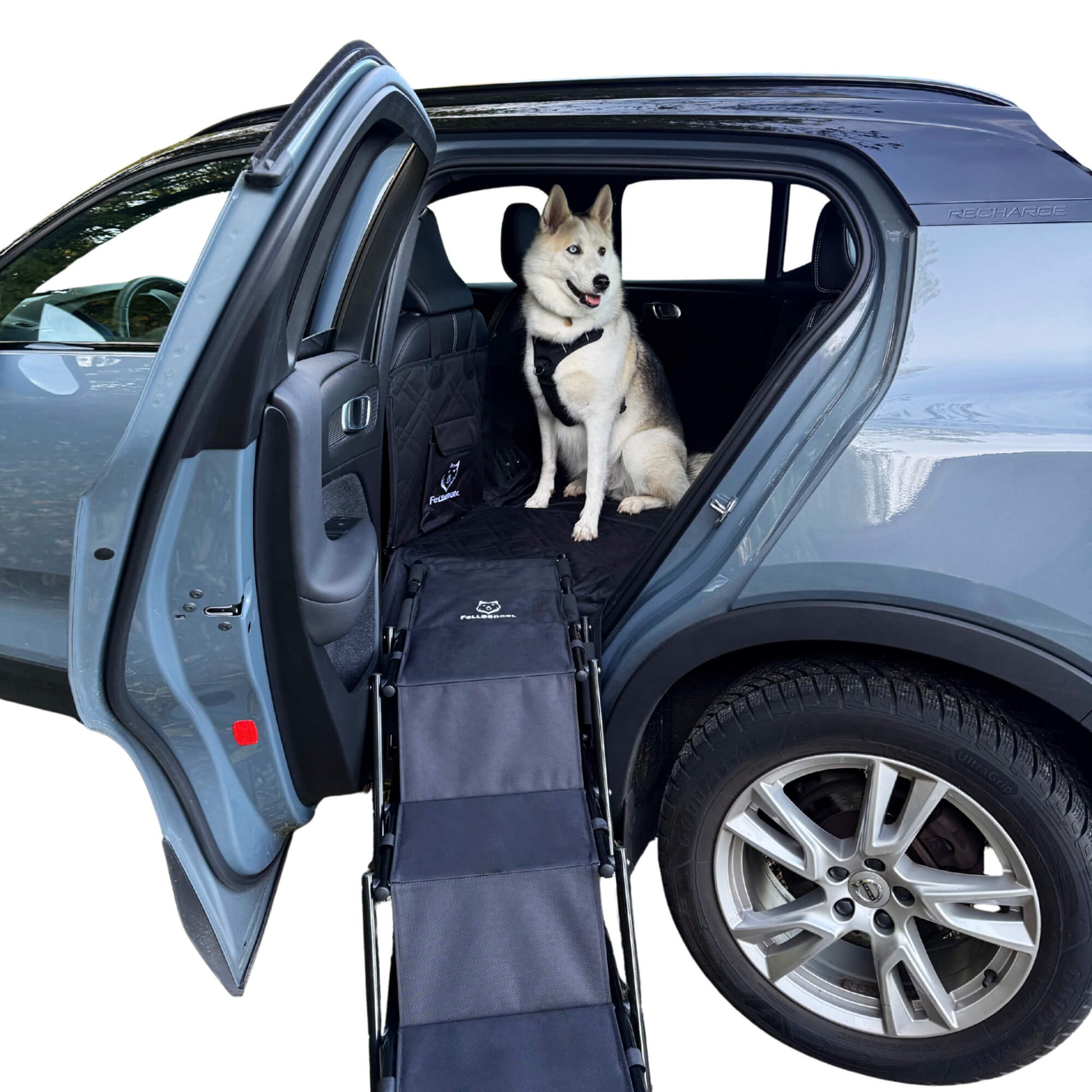 Fellbengel Hundetreppe Rückbank Einstiegshilfe